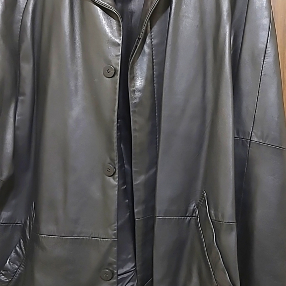 Cole Haan leather jacket Men's large